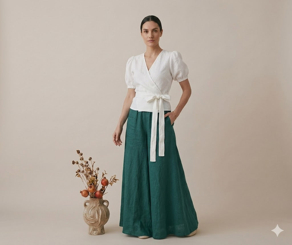 Mustard Yellow Linen Halter Neck Maxi Dress