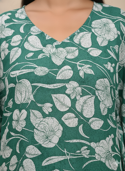 Pikaru Fashion Women's Cotton Tiger Print Kaftan & Kimono - Striped Bohemian Beachwear - Luxury Resort Loungewear Collection