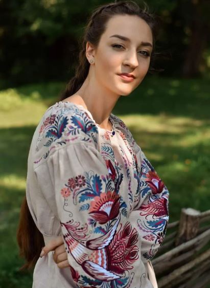 Beige Multicolor Floral Embroidered Cotton Puff Sleeve Boho Midi Dress – Folk Tie-Waist Summer Dress for Women