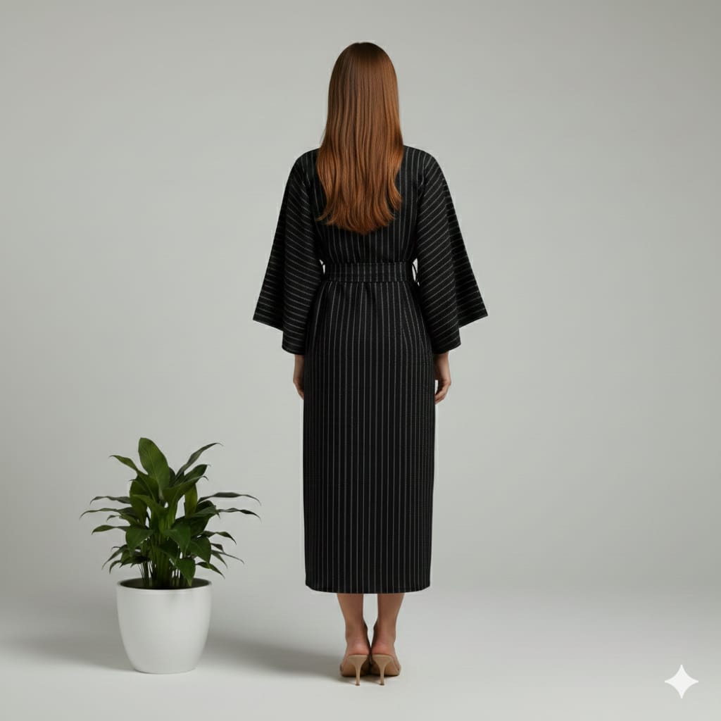 Women’s Cotton Kimono Wrap Short Dress | Belted Kaftan Style | Breathable Summer Resort Wear (USA, AUS, Canada)