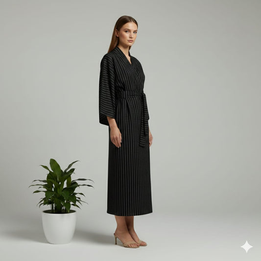Women’s Cotton Kimono Wrap Short Dress | Belted Kaftan Style | Breathable Summer Resort Wear (USA, AUS, Canada)