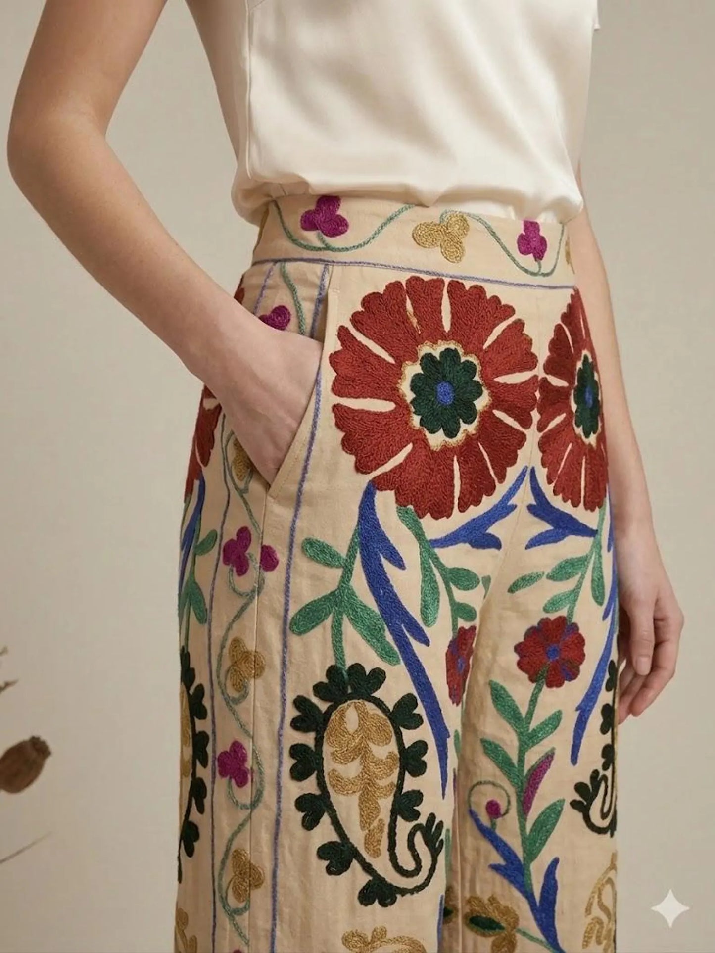 Patchwork Tiered Maxi Skirt | Colorful Boho Floral Skirt | Bohemian Flowy Long Skirt for Women